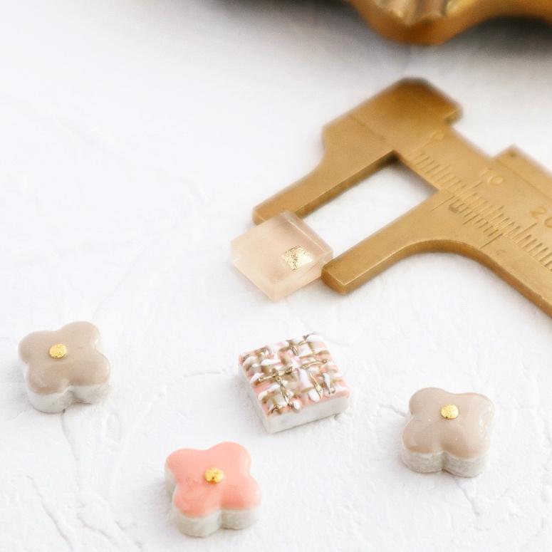 冬 美濃焼 鼈甲（べっこう）パール 3ペアセット｜アレルギー対応 ピアス／イヤリング｜秋冬 大人 上品 ギフト対応 | 12枚目